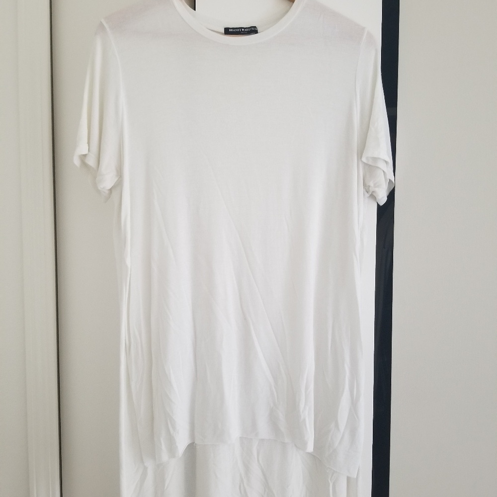 Hi/Low slit t-shirt tunic